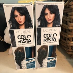 Blue hair color Demi permanent hair dye